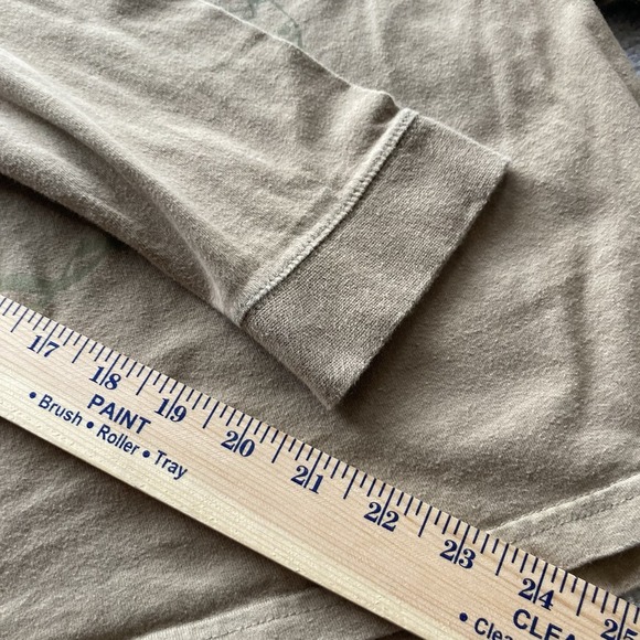 Men's Billabong Long Sleeve Shirt Beige XL Y2K VTG 00S Cotton France - Picture 6 of 9